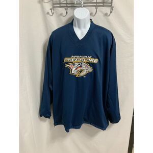 Vintage Spotlight, Nashville Predators Pullover Reversible Vneck jacket size XXL
